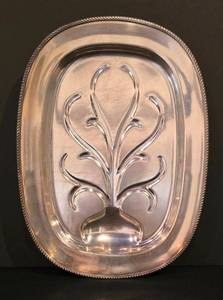 Three Vintage Silver-Plated Serving Platters