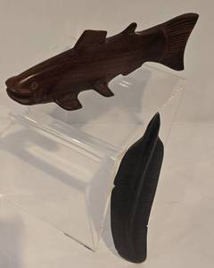 Pair of Unique Wooden Carvings