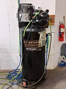 lot 10 image: Craftsman Professional 60-gallon 175-PSI 3.1-HP Air Compressor 921.16476V