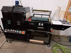 lot 11 image: Eastey L-Bar Sealer Tunnel Combo Machine Shrink Packaging System with Rolls of Shrink Wrap