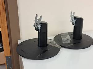 lot 112 image: Lot of (2) ViewSonic Computer Monitor Stands