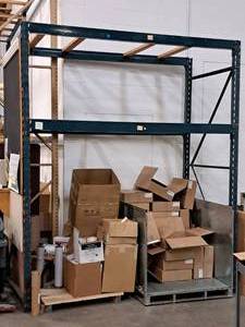 lot 35 image: Pallet Racking - 10 Uprights (x2), 8 Cross Beams (x4)