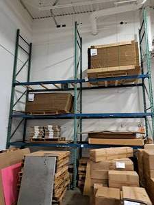 lot 36 image: Pallet Racking - 20 Uprights (x3), 8 Cross Beams (x12)