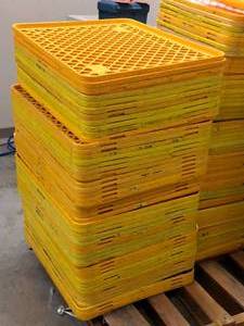 lot 139 image: Lot of (54) Plastic Bread Trays