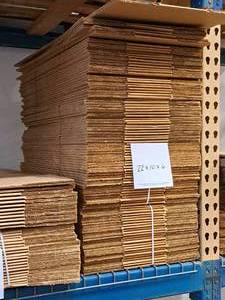 lot 190 image: Lot of (92) Cardboard Flats 22x10x6
