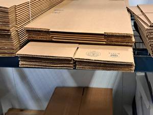 lot 196 image: Lot of (11) Cardboard Flats - (5) 8x8x48, (6) 32x8x8