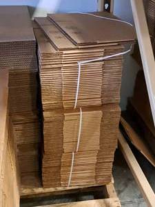 lot 209 image: Lot of (89) Cardboard Flats 18x18x3