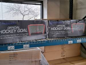 lot 336 image: Lot of (2) Proguard Sports Official Hockey Goal 8900 4x6 (New in Box)