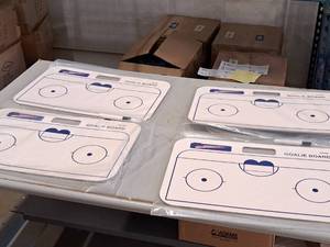 lot 952 image: Lot of (4) ProGuard Goalie Boards