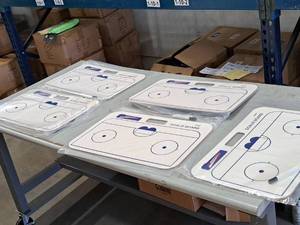 lot 954 image: Lot of (5) ProGuard Goalie Boards