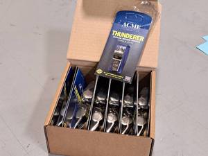 lot 878 image: Lot of (12) J. Hudson & Co Acme Specialist Whistles Official Referee Whistle