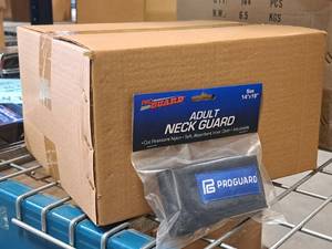 lot 829 image: Lot of (36) ProGuard Size Adult Neck Guards