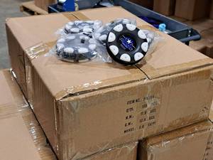 lot 1323 image: Lot of (100) ProGuard ProPuck Street Hockey Puck