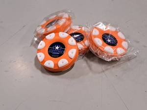 lot 1223 image: Lot of (50) ProGuard ProPuck Street Hockey Puck