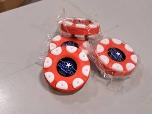 lot 1247 image: Lot of (25) ProGuard ProPuck Street Hockey Puck