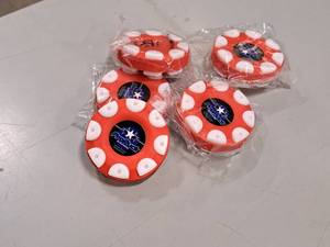 lot 1255 image: Lot of (50) ProGuard ProPuck Street Hockey Puck