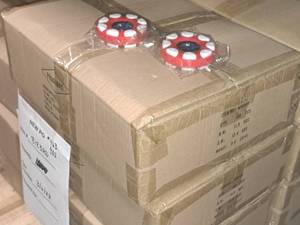 lot 1268 image: Lot of (200) ProGuard ProPuck Street Hockey Puck