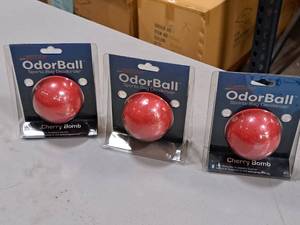 lot 1197 image: Lot of (24) ProGuard OdorBall Cherry Bomb Sports Bag Deoderizer