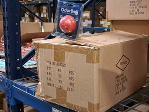 lot 1201 image: Lot of (48) ProGuard OdorBall Cherry Bomb Sports Bag Deoderizer
