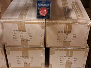 lot 1209 image: Lot of (192) ProGuard OdorBall Cherry Bomb Sports Bag Deoderizer