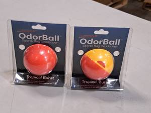 lot 1131 image: Lot of (12) ProGuard OdorBall Tropical Burst Sports Bag Deoderizer