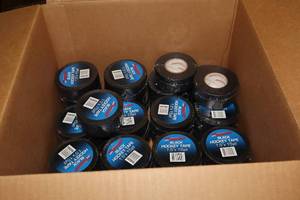 lot 1678 image: Lot of (20 Rolls) ProGuard Black Hockey Tape 1-12x15yd