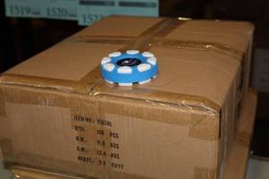 lot 1823 image: Lot of (1 Case) ProGuard ProPuck Street Hockey Puck 100-count