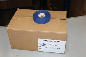 lot 1754 image: Lot of (1 Case) ProGuard Royal Blue Hockey Tape 36-count 1x27yd