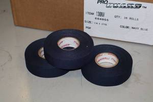 lot 1755 image: Lot of (18 Rolls) ProGuard Navy Blue Hockey Tape 1x27yd