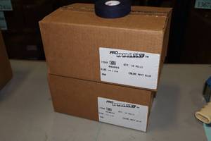 lot 1762 image: Lot of (2 Cases) ProGuard Navy Blue Hockey Tape 36-count 1x27yd
