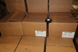 lot 1709 image: Lot of (3 Cases) ProGuard Black Hockey Tape 144-count 1x15yd