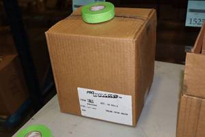 lot 1734 image: Lot of (1 Case) ProGuard Neon Green Hockey Tape 50-count 1x20yd