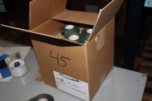 lot 1791 image: Lot of (45 Rolls) ProGuard Green Camo Hockey Tape 1x20yd