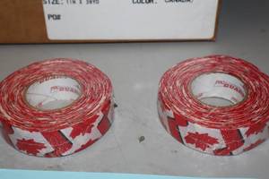 lot 1796 image: Lot of (10 Rolls) ProGuard Canada Hockey Tape 1x20yd
