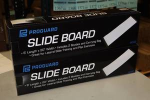 lot 1586 image: Lot of (2) ProGuard Slide Board 6x20