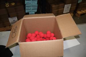 lot 1873 image: Lot of (80) ProGuard 1-12 Foam Hockey Balls