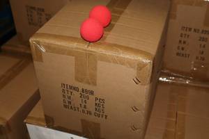 lot 1874 image: Lot of (100) ProGuard 1-12 Foam Hockey Balls