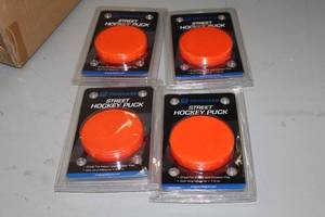 lot 1902 image: Lot of (24) ProGuard Street Hockey Pucks