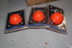 lot 1897 image: Lot of (24) ProGuard 2-14 Plastic Street Hockey Balls