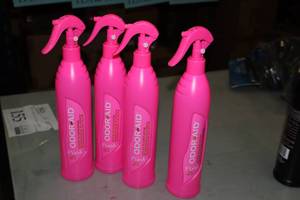 lot 2034 image: Lot of (4) Odor Aid 14-fl.oz Sports Equipment  Multipurpose Odor Eliminating Spray