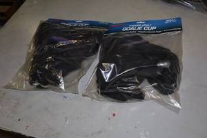 lot 2046 image: Lot of (2) ProGuard Padded Goalie Cup 30x42 Size Adult