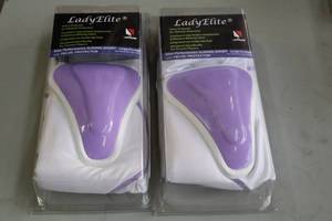 lot 2168 image: Lot of (2) Safetgard Lady Elite Adult LargeX-Large 12-16 Womens Pelvic Protector