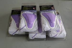 lot 2166 image: Lot of (5) Safetgard Lady Elite Adult Small-Medium 6-8 Womens Pelvic Protector