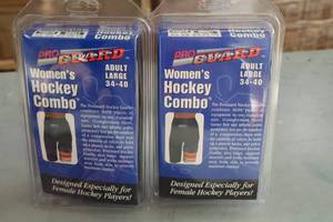 lot 2236 image: Lot of (2) ProGuard Adult Large 34-40 Womens Hockey Combo