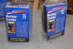 lot 2223 image: Lot of (2) ProGuard Adult Large 34-40 Hockey Combo