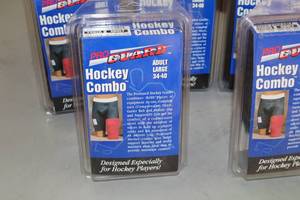 lot 2226 image: Lot of (5) ProGuard Adult Large 34-40 Hockey Combo