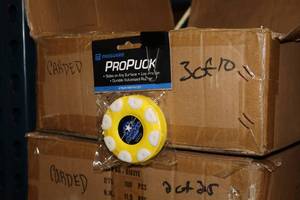 lot 2367 image: Lot of (1 Case) ProGuard ProPuck Roller Hockey Puck 100-count (in packaging)