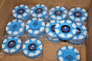lot 2382 image: Lot of (50) ProGuard ProPuck Roller Hockey Puck
