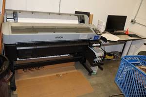 lot 16 image: Epson K124A 46 Large Format Printer with Computer & System SC-F6370