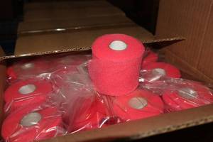lot 2533 image: Lot of (24 Rolls) ProGuard Brite Pink Foam Underwrap 2-34x30yd